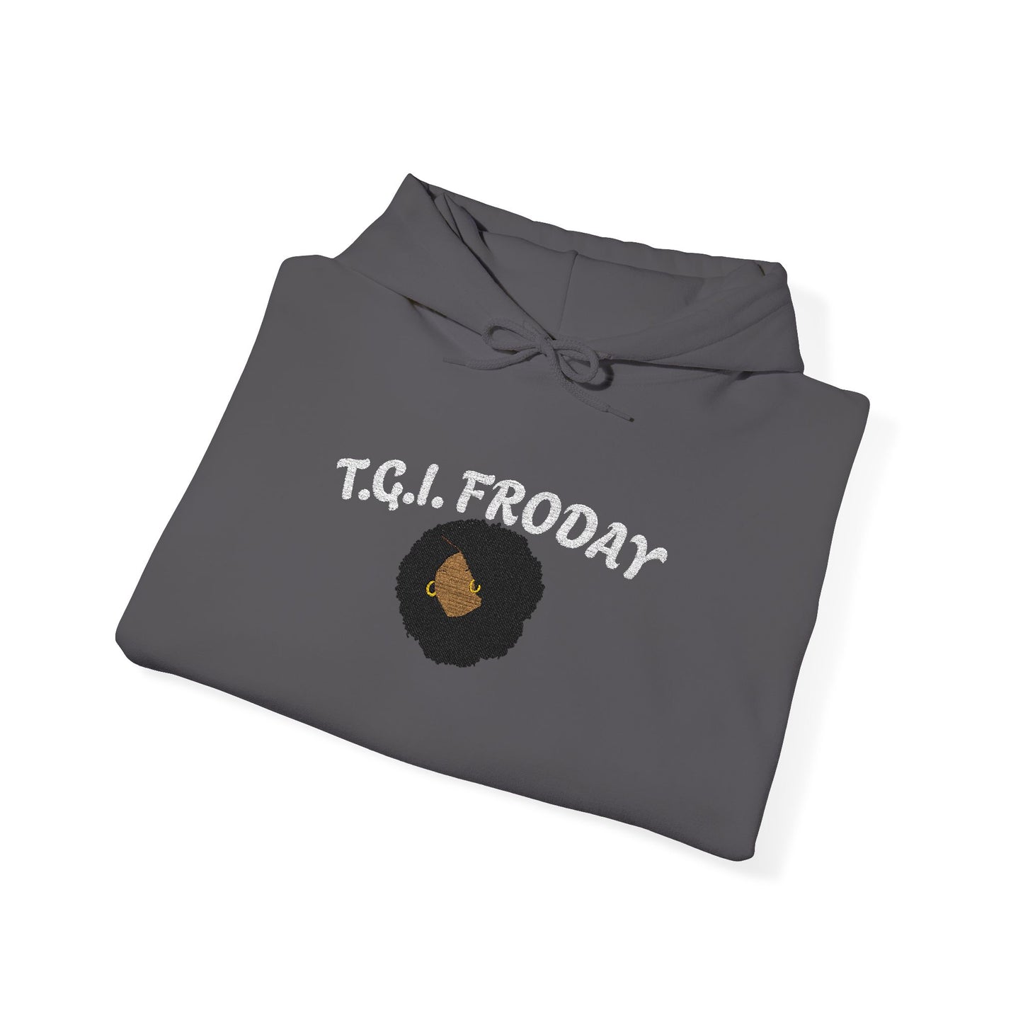 FRODAY AFRO Hooded Sweatshirt Embroidered