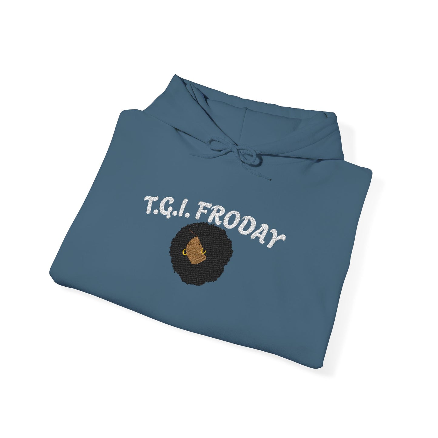 FRODAY AFRO Hooded Sweatshirt Embroidered