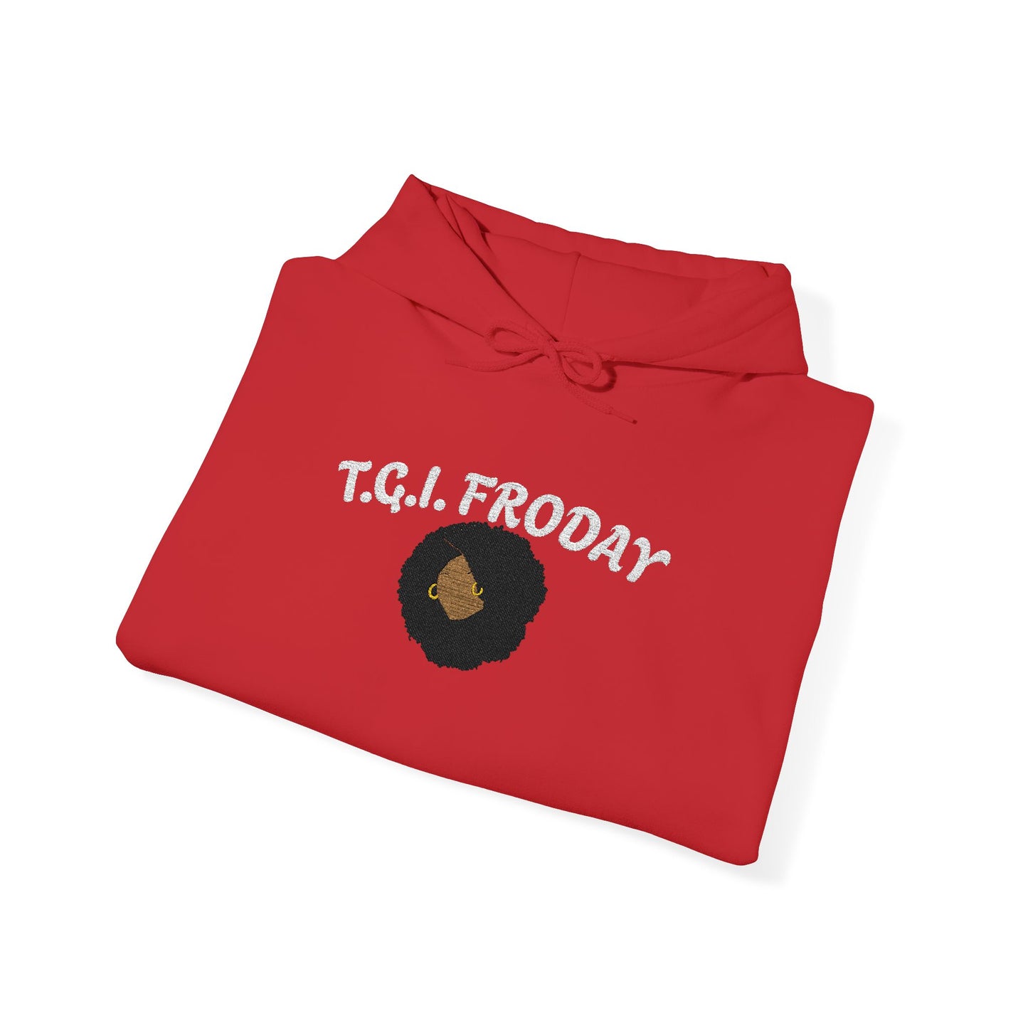 FRODAY AFRO Hooded Sweatshirt Embroidered