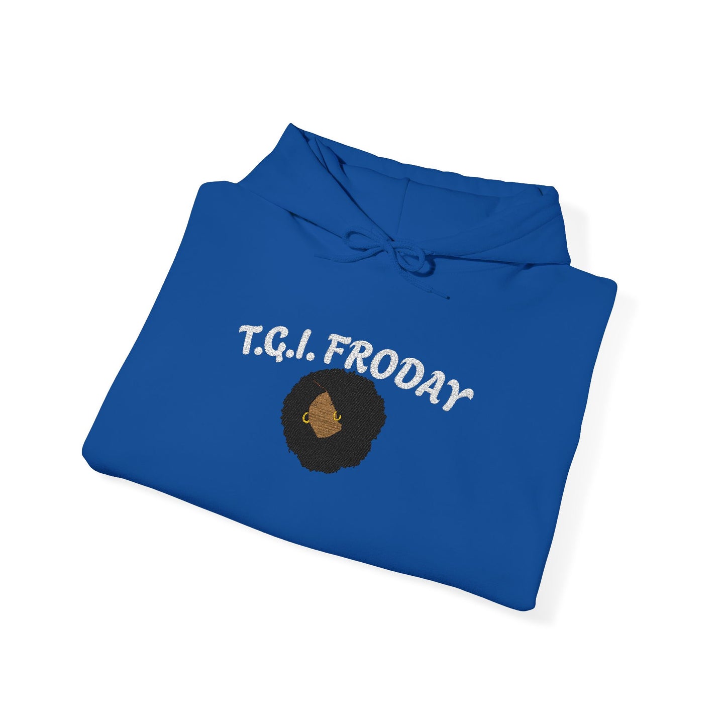 FRODAY AFRO Hooded Sweatshirt Embroidered