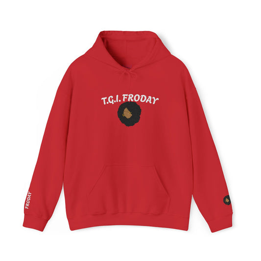 FRODAY AFRO Hooded Sweatshirt Embroidered