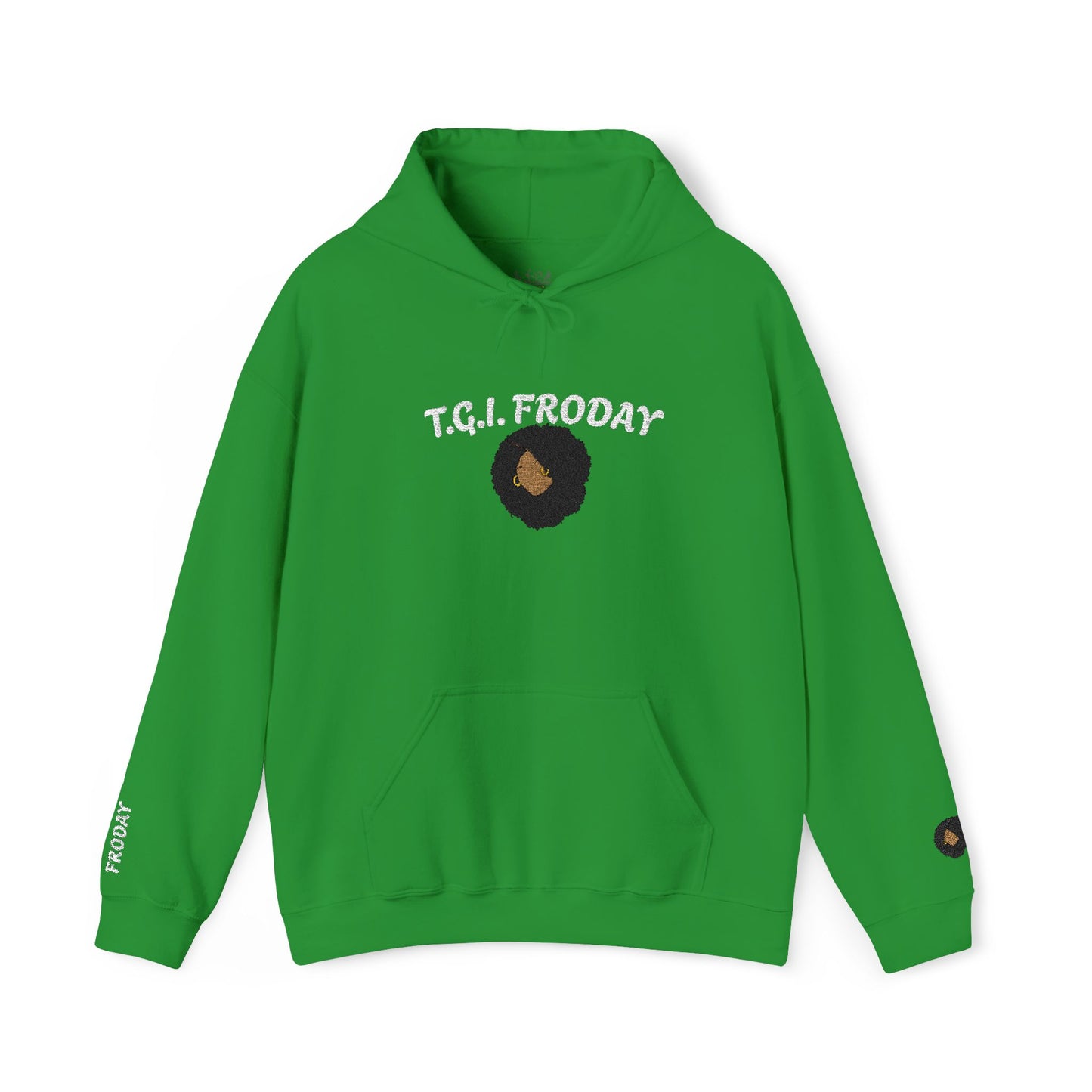 FRODAY AFRO Hooded Sweatshirt Embroidered