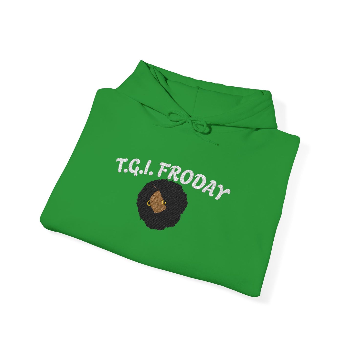 FRODAY AFRO Hooded Sweatshirt Embroidered