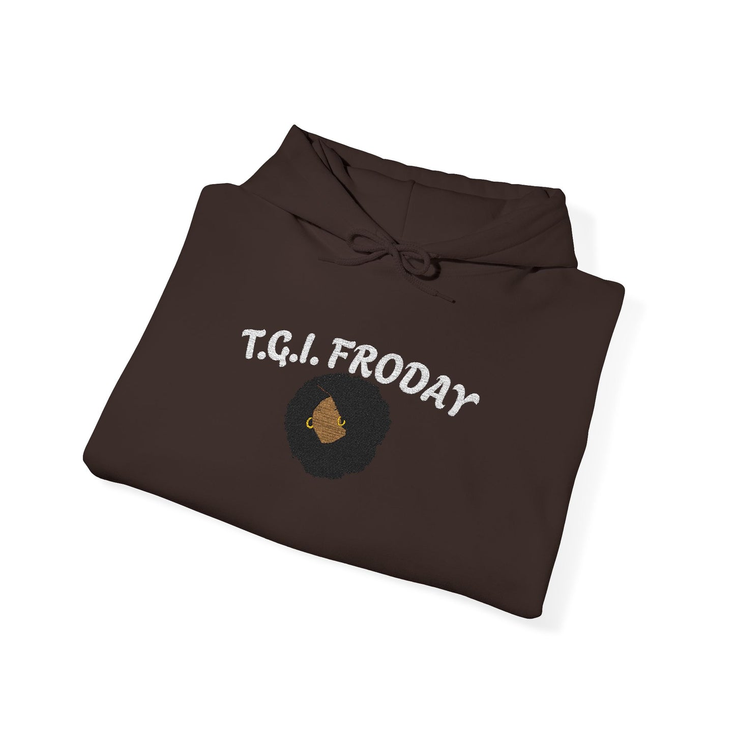FRODAY AFRO Hooded Sweatshirt Embroidered