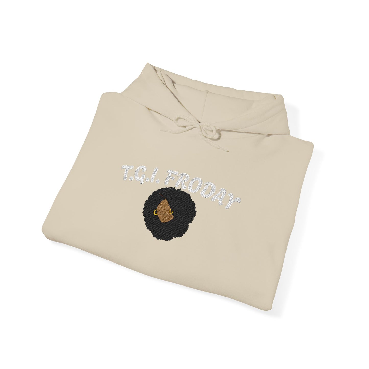 FRODAY AFRO Hooded Sweatshirt Embroidered
