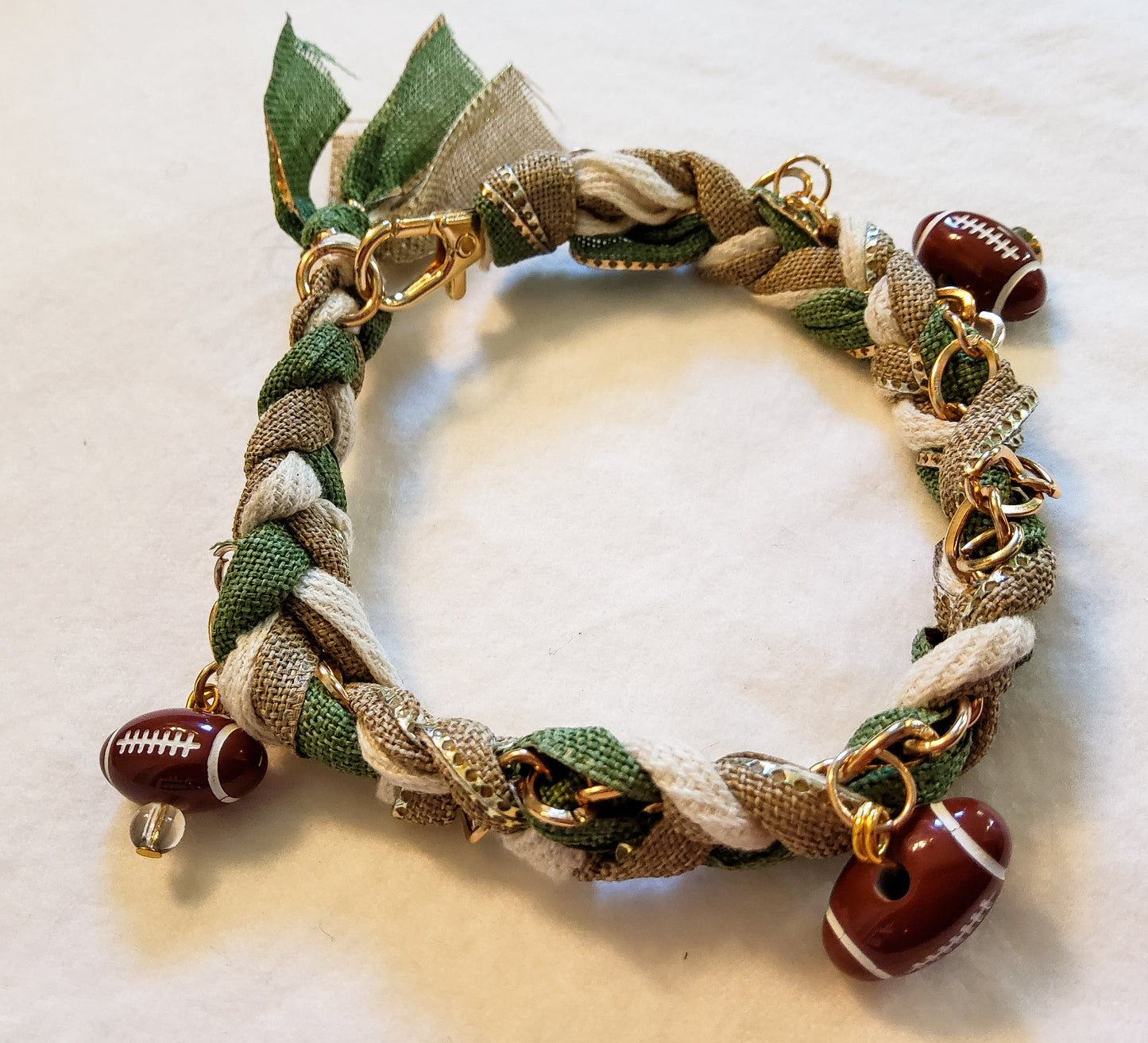 GameDay Football Charm Bracelet!