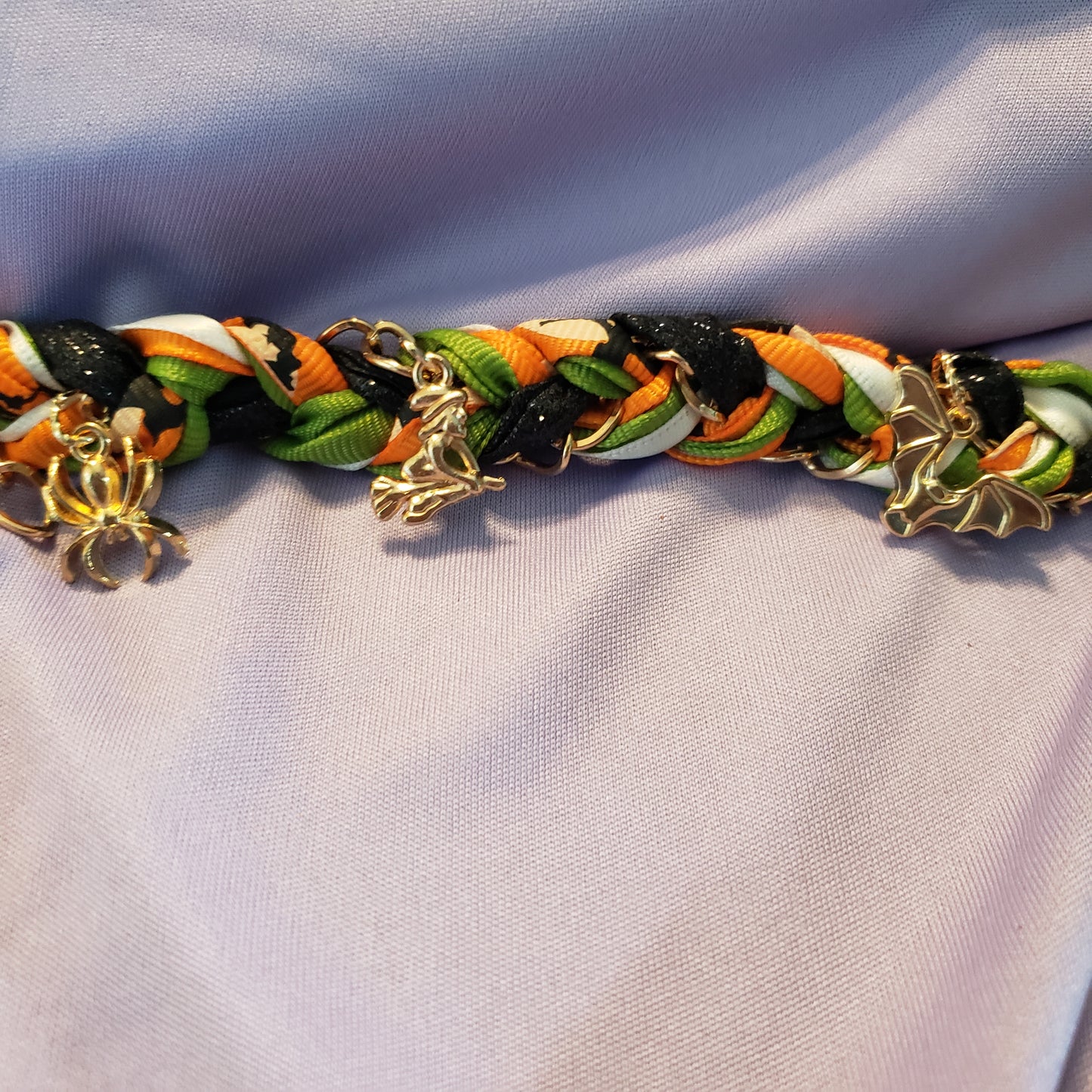 Witch Please, Halloween charm bracelet
