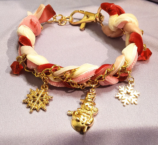 Snowflakes and Whimsy Charm Bracelet