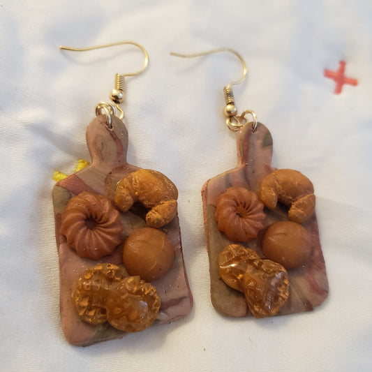 Breakfast Carbs and Waffle Earrings