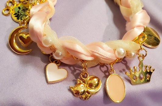 Pink, Princess and Pur Charm Braid
