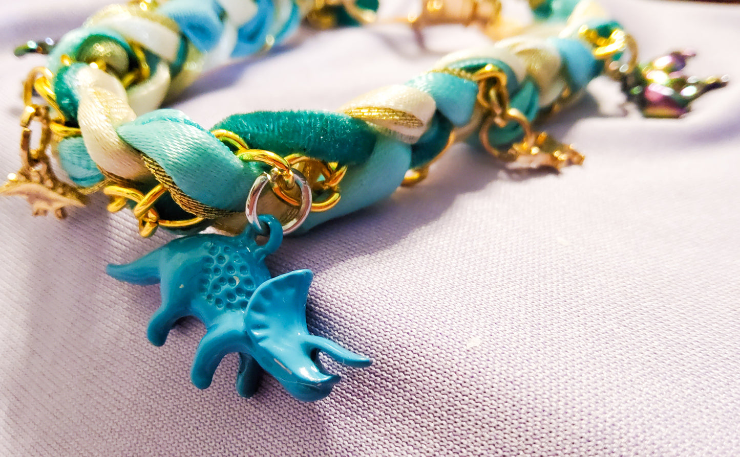 Jurassic Joy Dino Duo Charm Braid